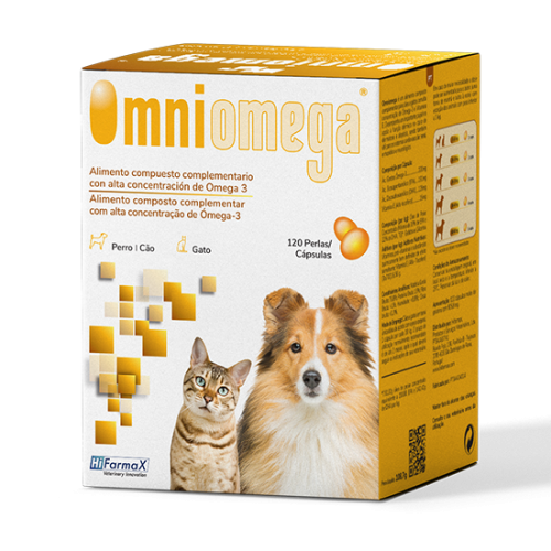 Omniomega Cápsulas para Cães e Gatos